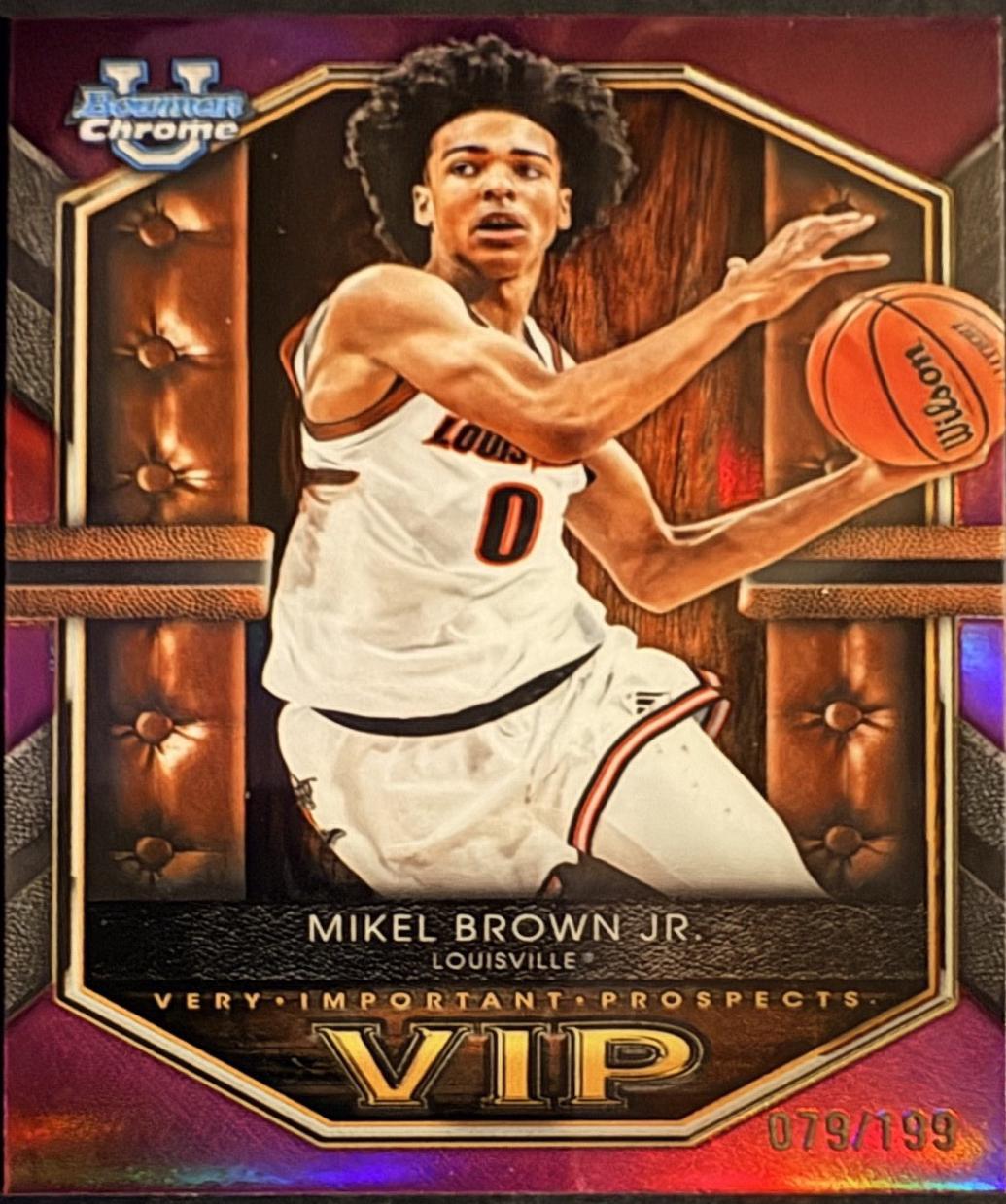 Mikel Brown Jr. [Fuchsia Refractor] #VIP-11