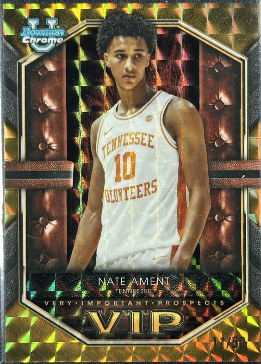 Nate Ament [Gold Refractor] #VIP-10