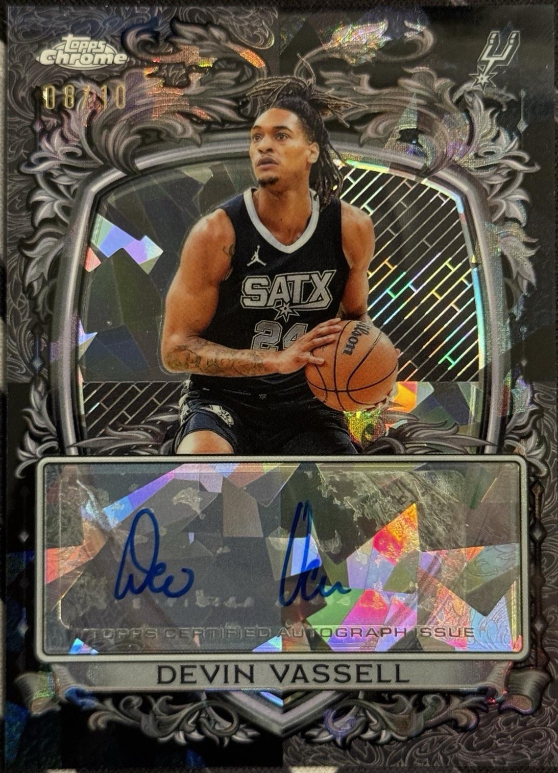 Devin Vassell [Black] #SS-DV