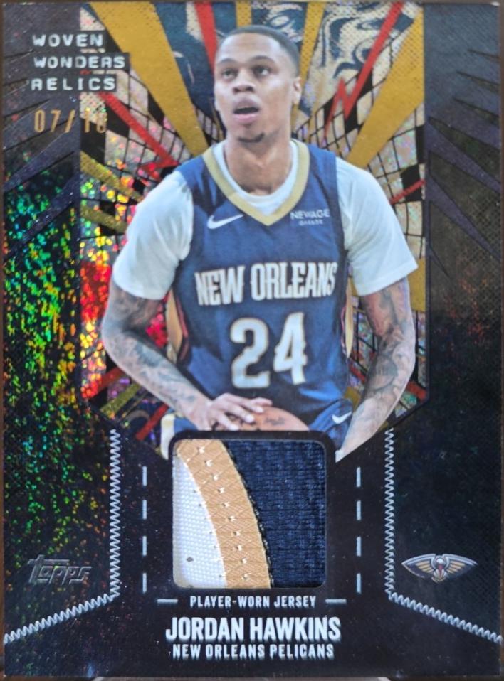 Jordan Hawkins [Holo Black Foil] #WW-JW
