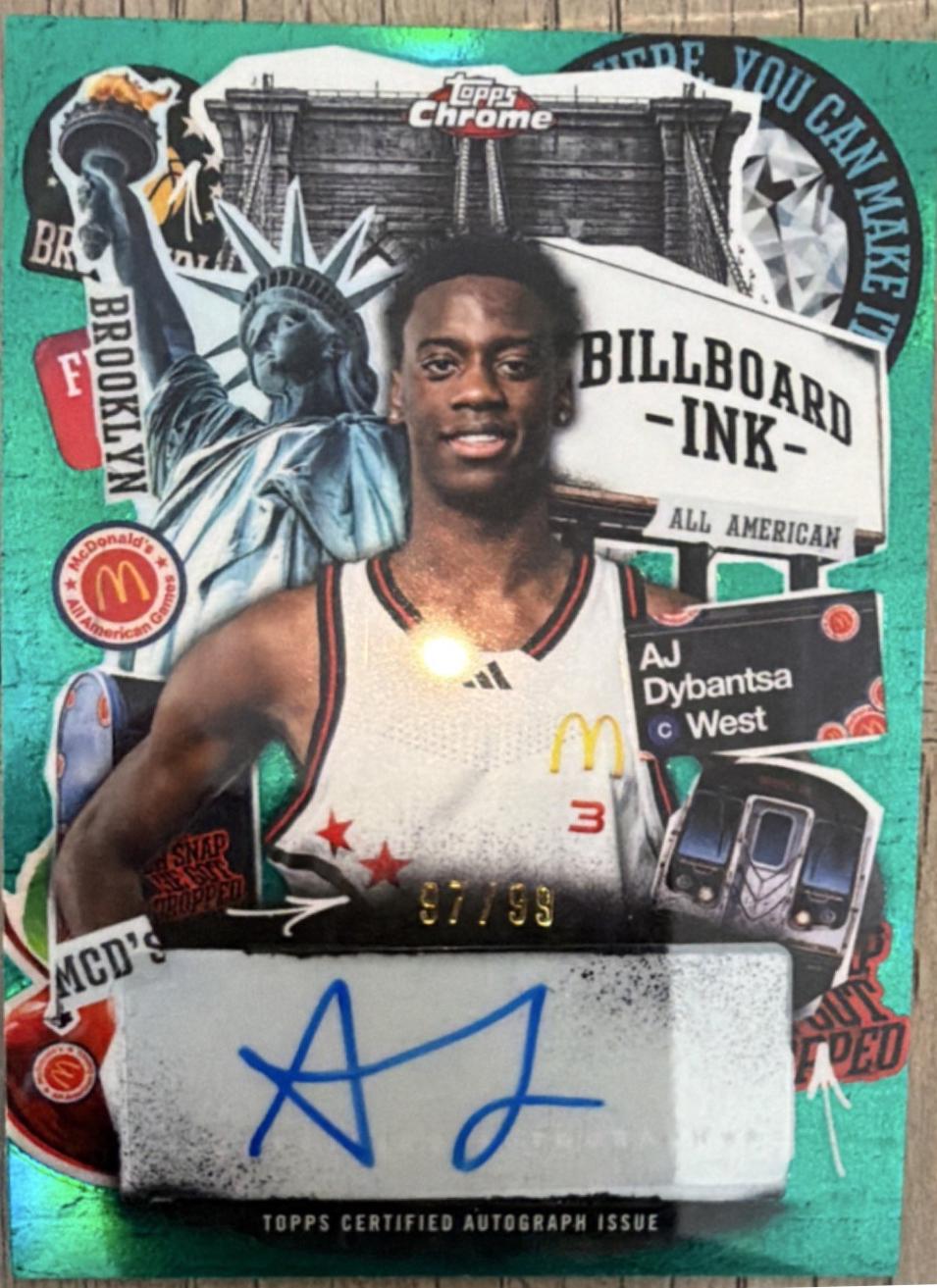 AJ Dybantsa [Green Refractor] #BI-AD