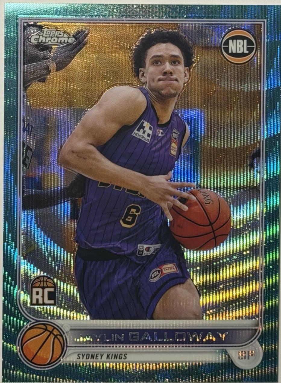 Jaylin Galloway [Aqua Wave Refractor] #87