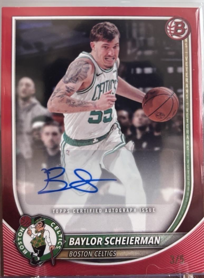 Baylor Scheierman [Red Border] #RVA-BSC
