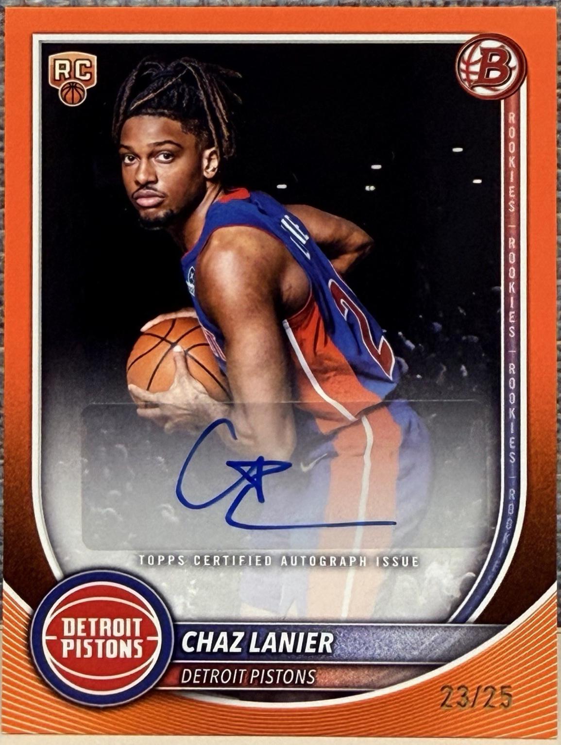 Chaz Lanier [Orange Border] #RVA-CL