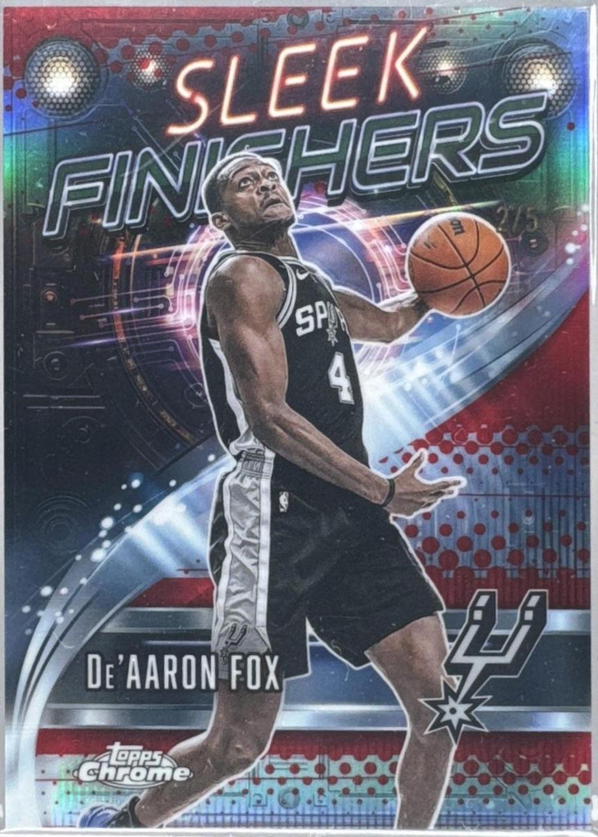 De'Aaron Fox [Refractor Red] #SF-17