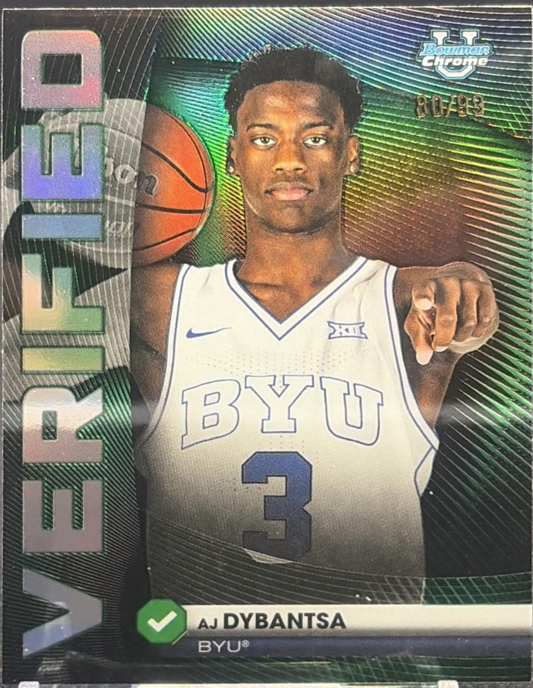 AJ Dybantsa [Green Refractor] #BV-1