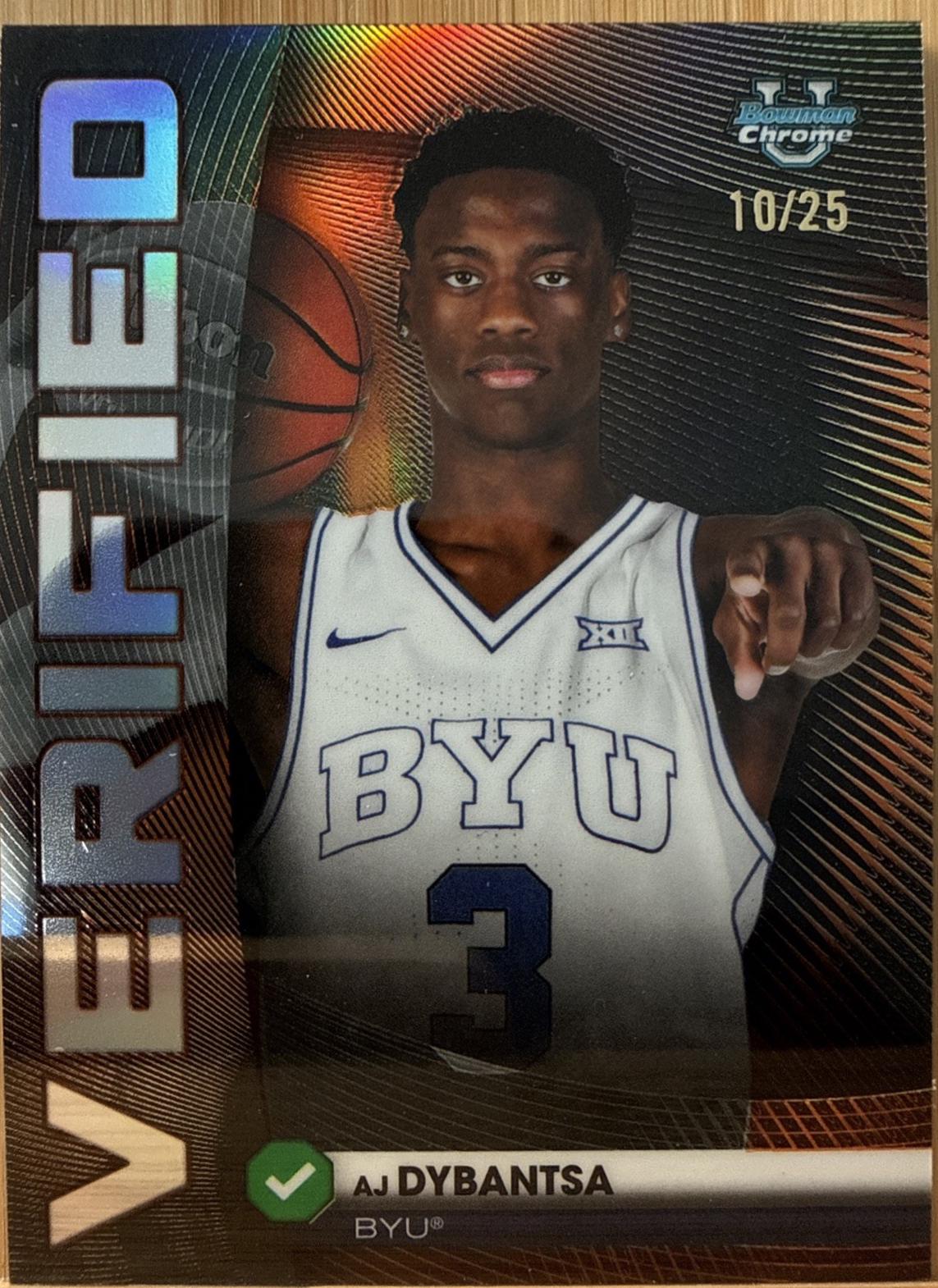AJ Dybantsa [Orange Refractor] #BV-1