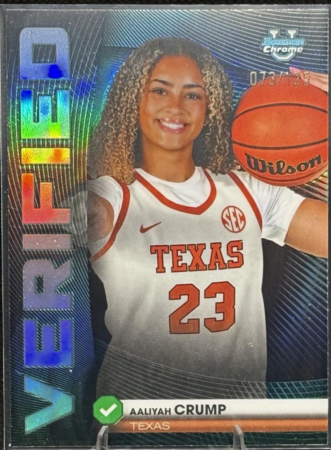 Aaliyah Crump [Aqua Refractor] #BV-12