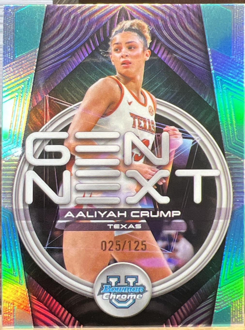 Aaliyah Crump [Aqua Refractor] #GN-12
