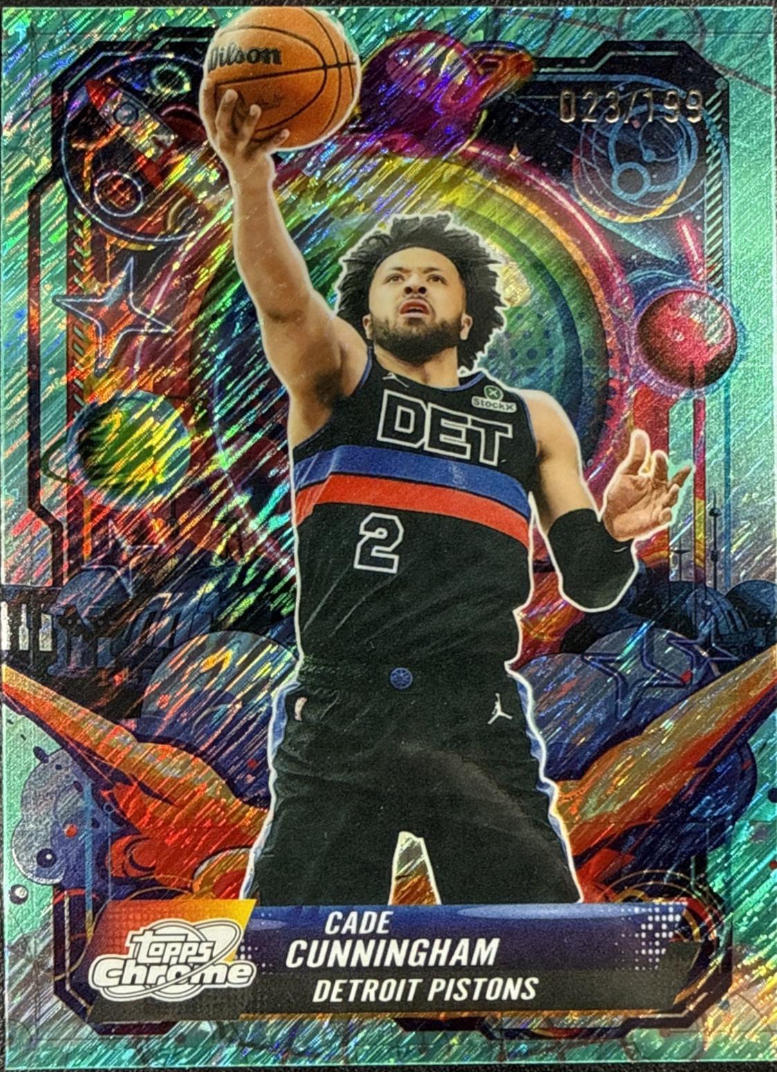 Cade Cunningham [Aqua Equinox Refractor] #PRP-5