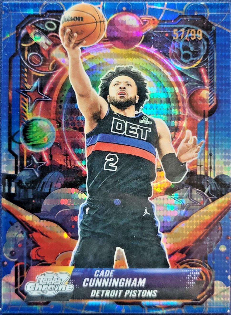 Cade Cunningham [Blue Moon Refractor] #PRP-5