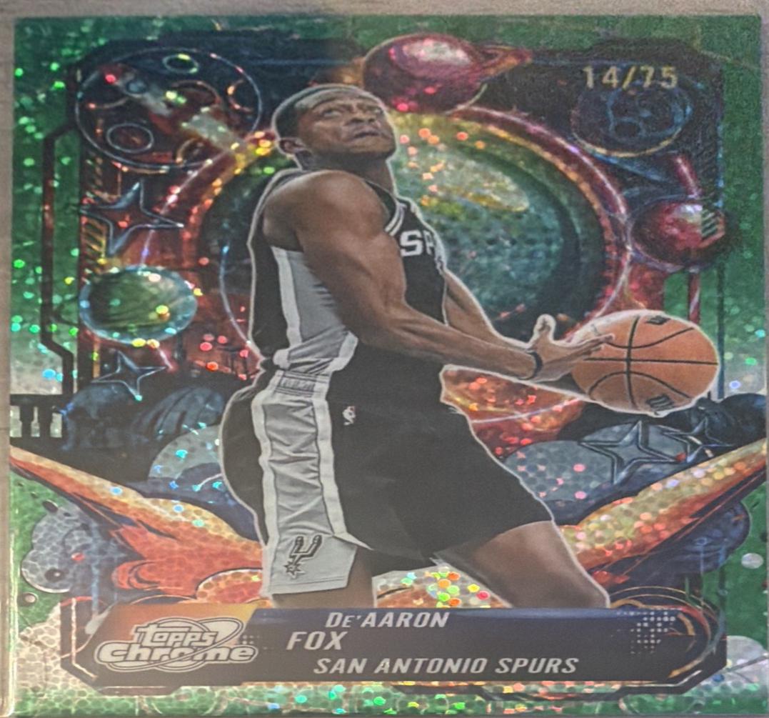 De'Aaron Fox [Green Space Dust Refractor] #PRP-7
