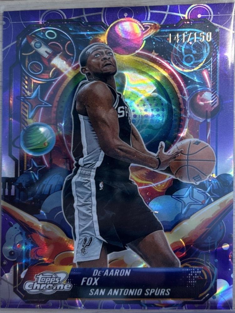 De'Aaron Fox [Purple Nebula Refractor] #PRP-7