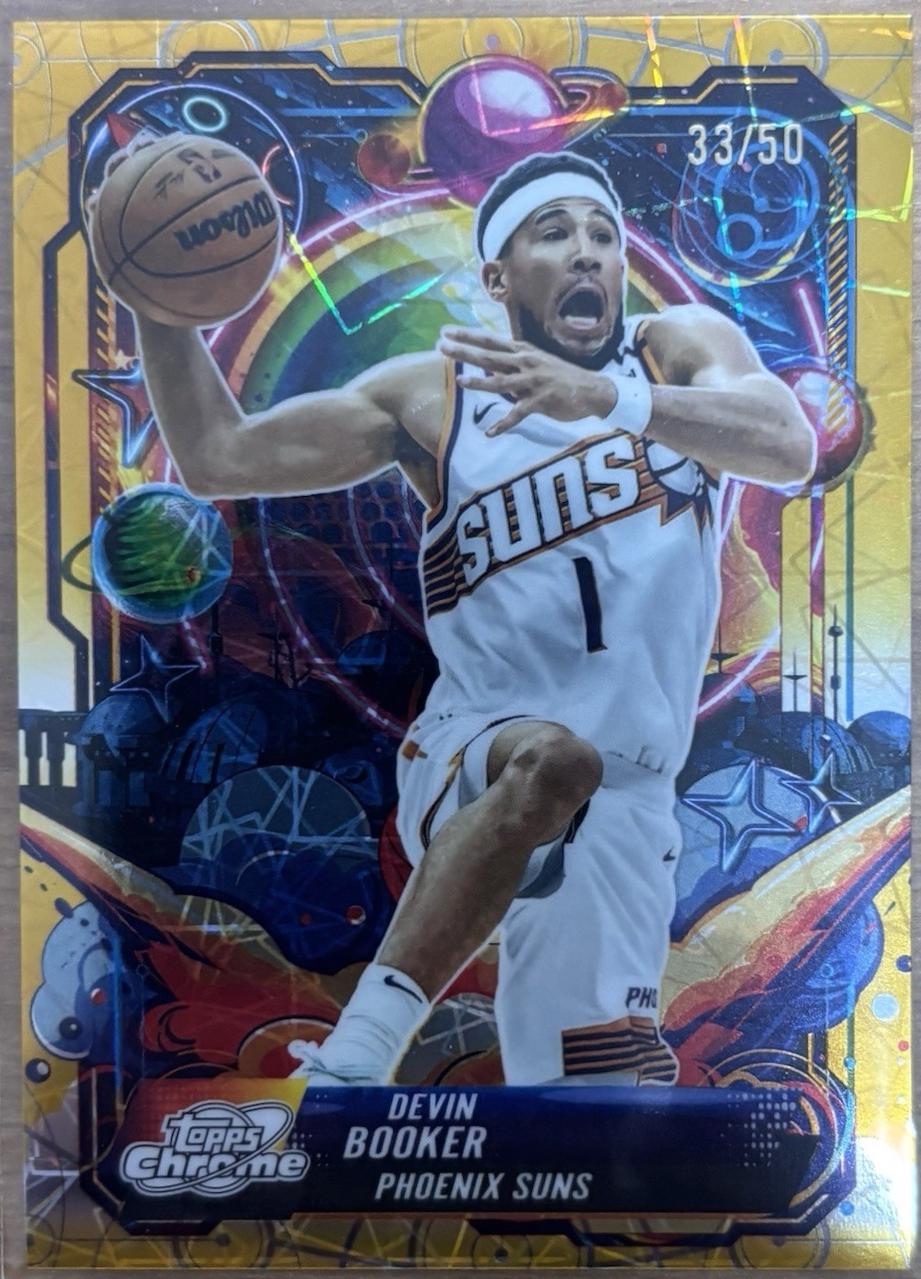Devin Booker [Gold Interstellar Refractor] #PRP-14