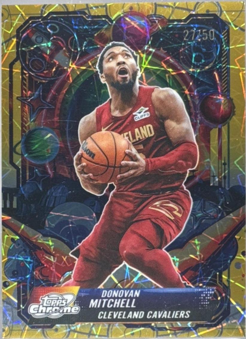 Donovan Mitchell [Gold Interstellar Refractor] #PRP-2