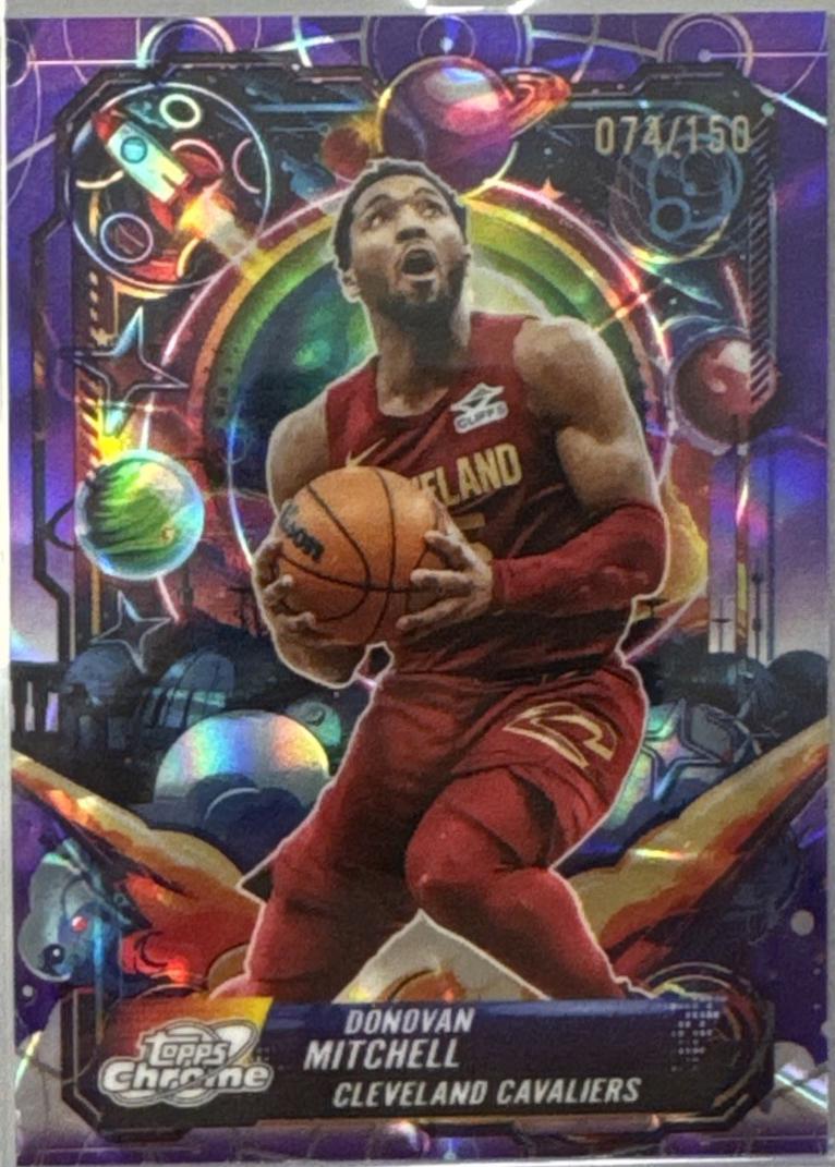 Donovan Mitchell [Purple Nebula Refractor] #PRP-2