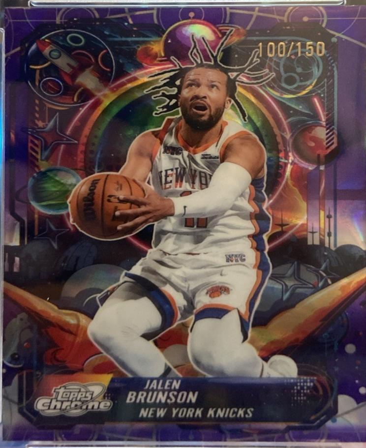 Jalen Brunson [Purple Nebula Refractor] #PRP-4