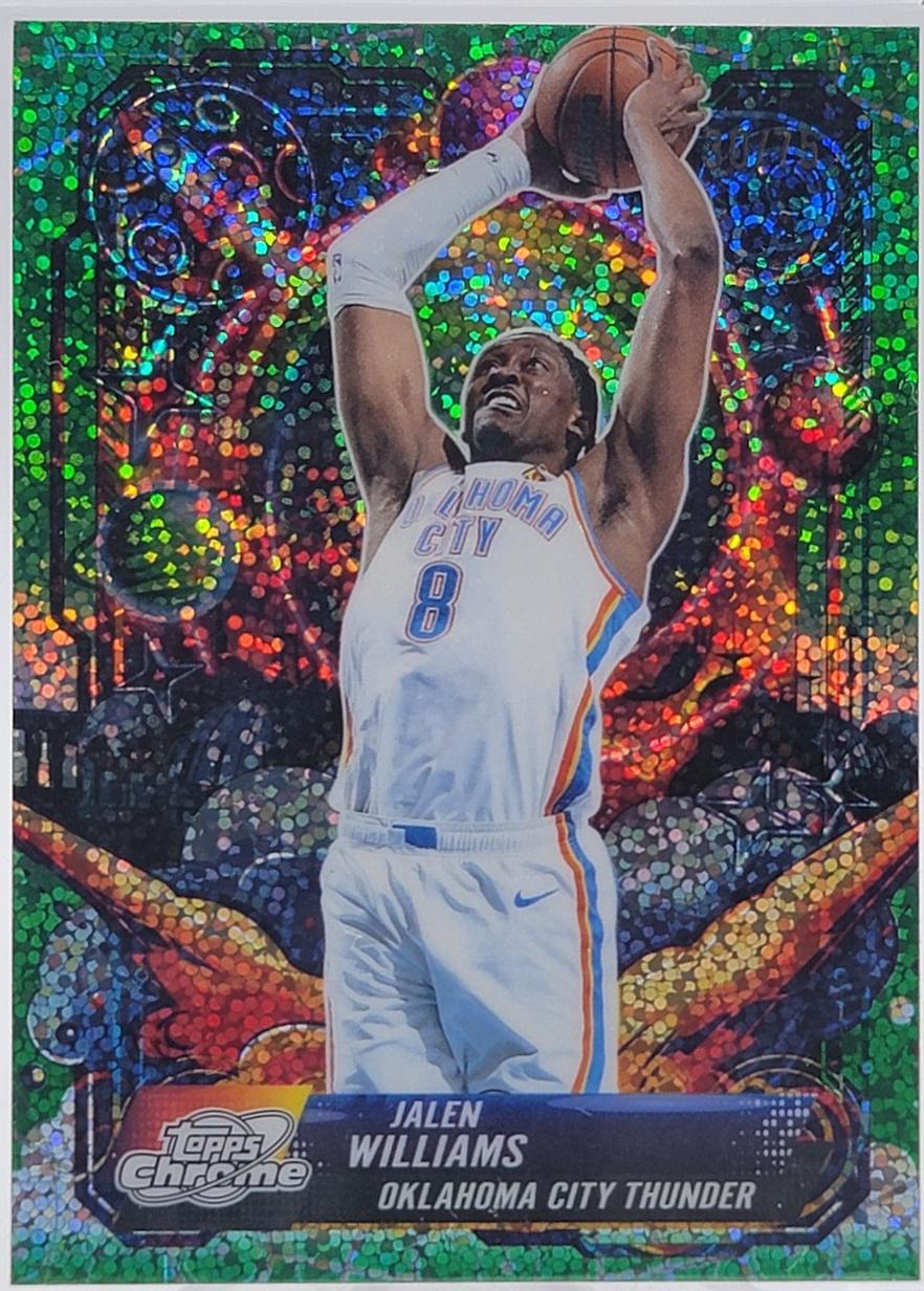Jalen Williams [Green Space Dust Refractor] #PRP-6