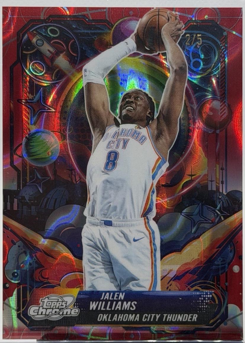 Jalen Williams [Red Flare Refractor] #PRP-6