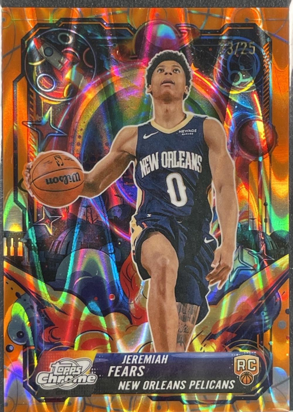 Jeremiah Fears [Orange Galactic Refractor] #PRP-22