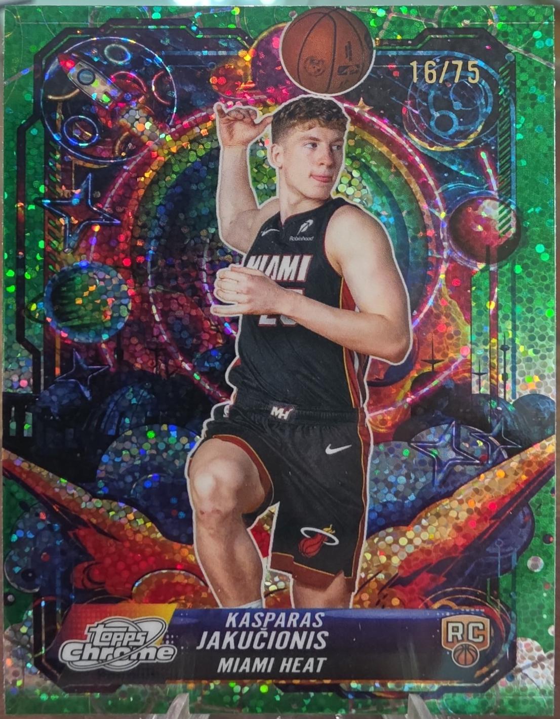 Kasparas Jakucionis [Green Space Dust Refractor] #PRP-25