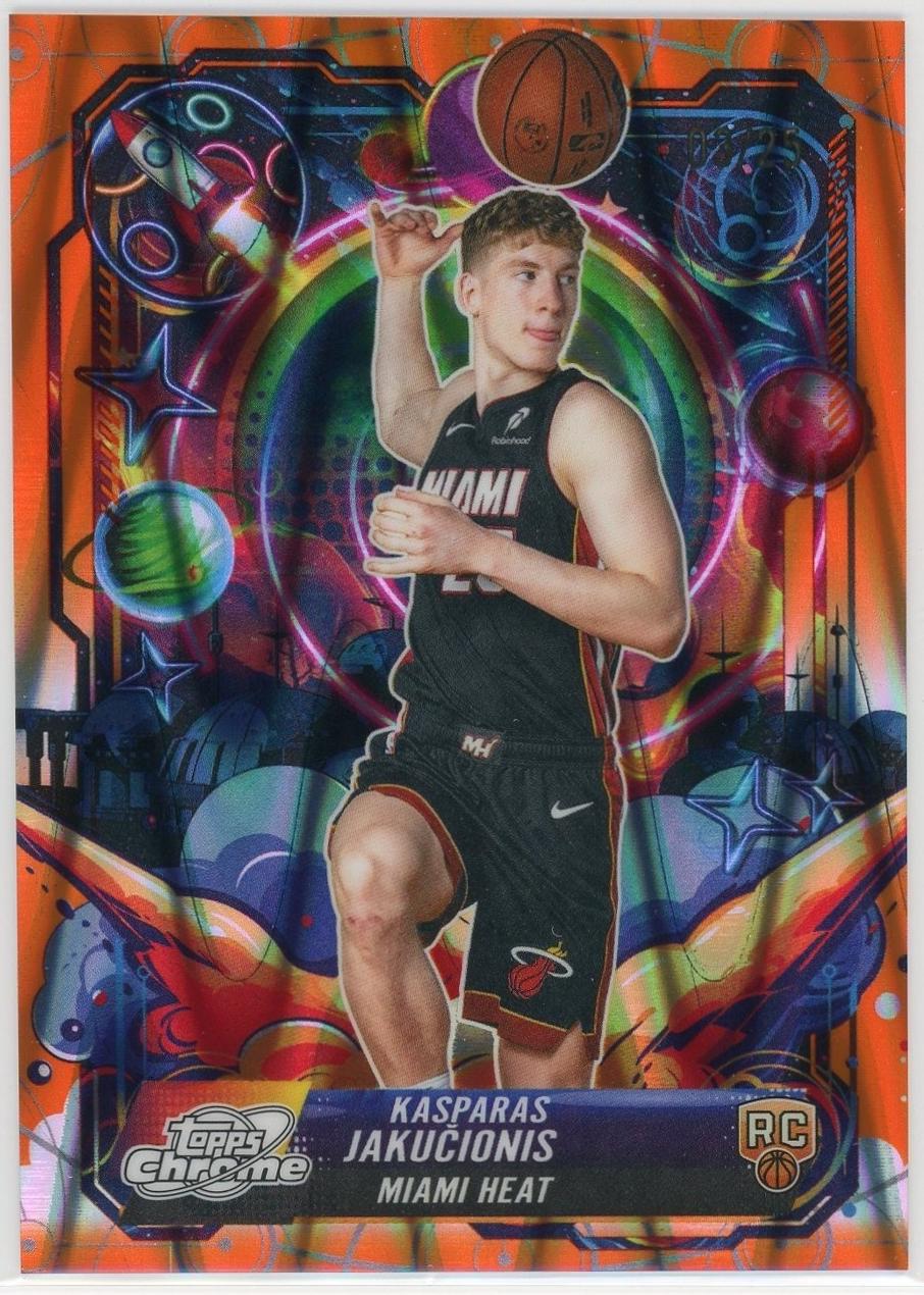 Kasparas Jakucionis [Orange Galactic Refractor] #PRP-25