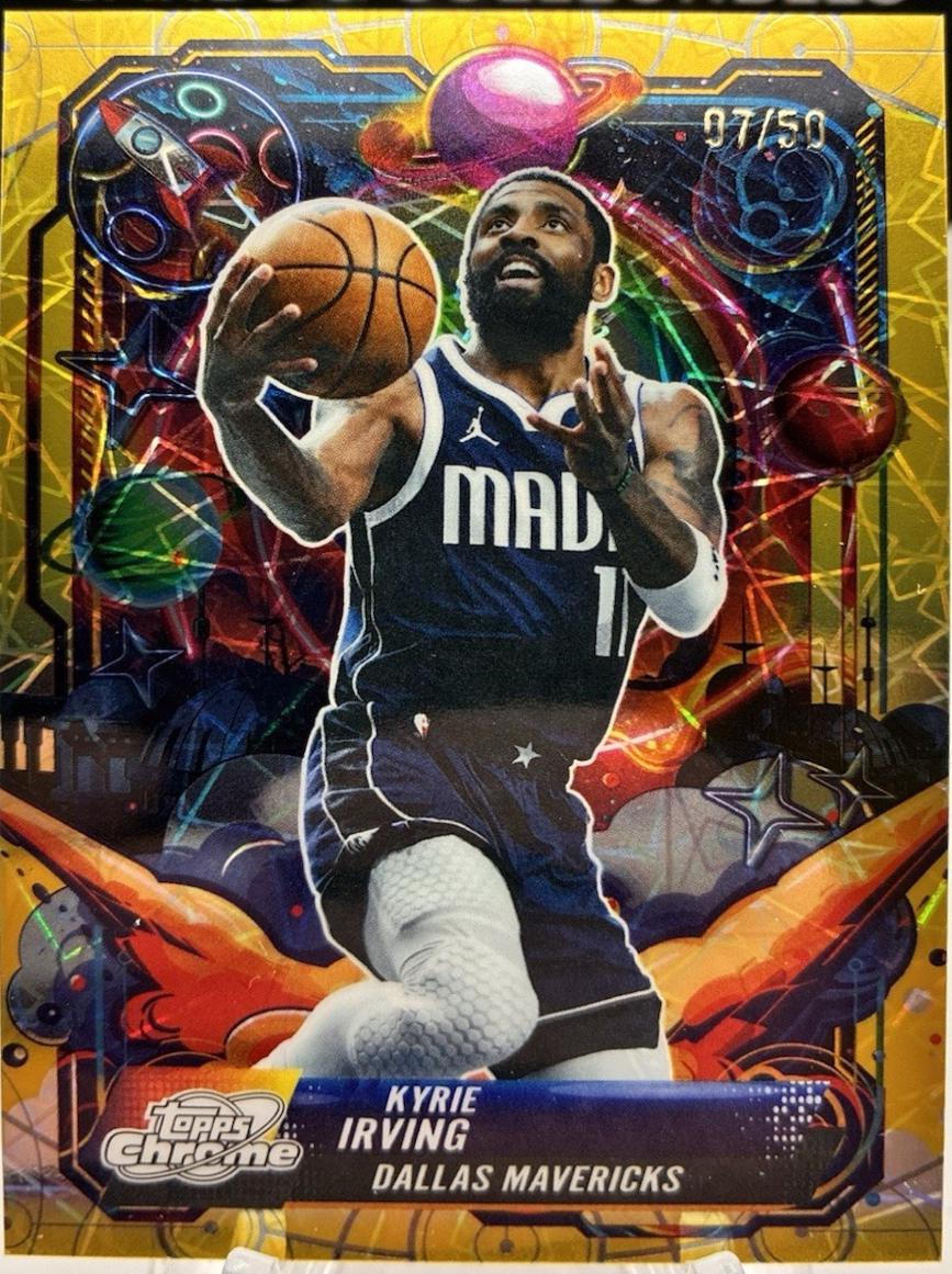 Kyrie Irving [Gold Interstellar Refractor] #PRP-11
