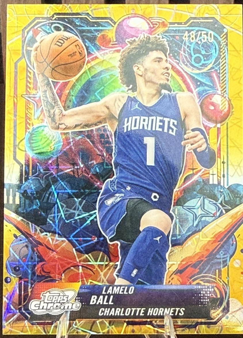 LaMelo Ball [Gold Interstellar Refractor] #PRP-13