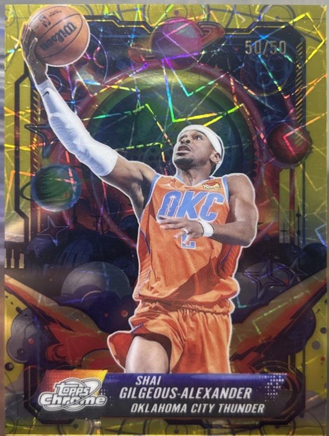 Shai Gilgeous-Alexander [Gold Interstellar Refractor] #PRP-1
