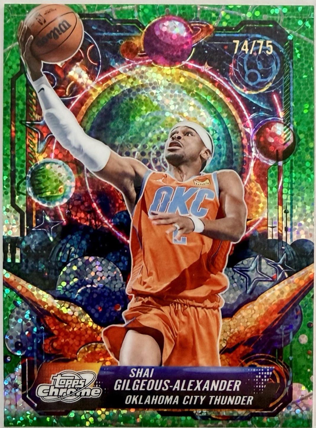 Shai Gilgeous-Alexander [Green Space Dust Refractor] #PRP-1
