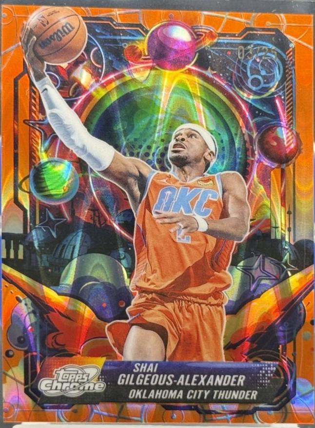 Shai Gilgeous-Alexander [Orange Galactic Refractor] #PRP-1