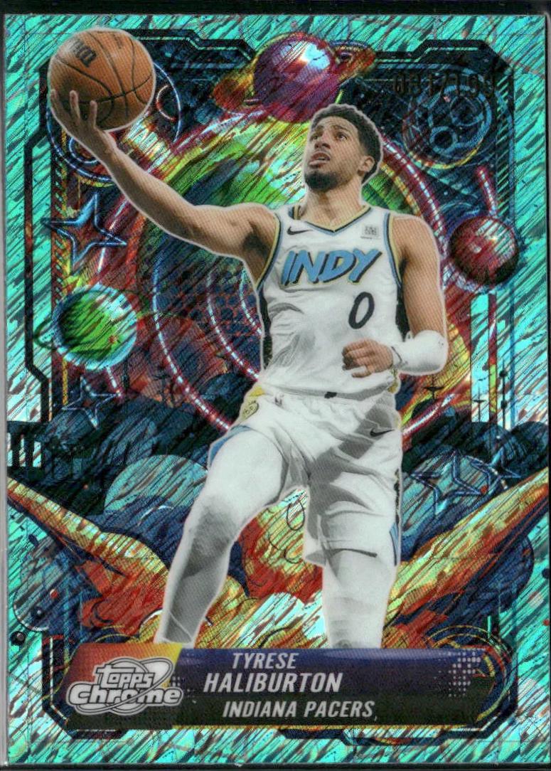 Tyrese Haliburton [Aqua Equinox Refractor] #PRP-10