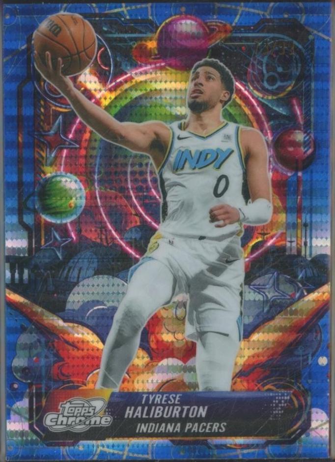 Tyrese Haliburton [Blue Moon Refractor] #PRP-10