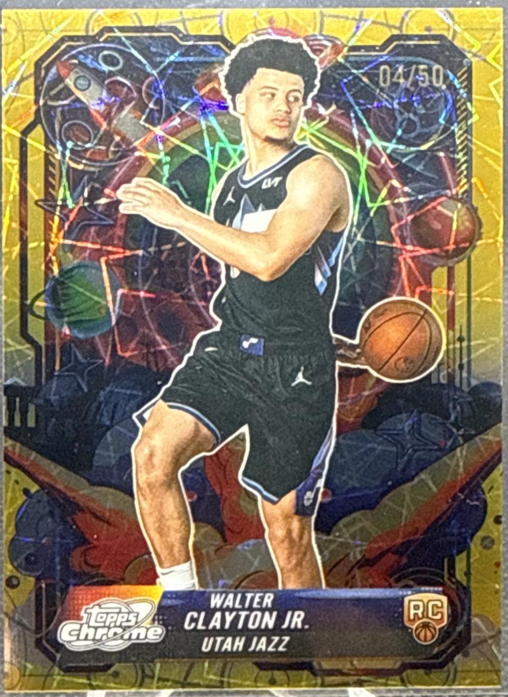 Walter Clayton Jr. [Gold Interstellar Refractor] #PRP-24