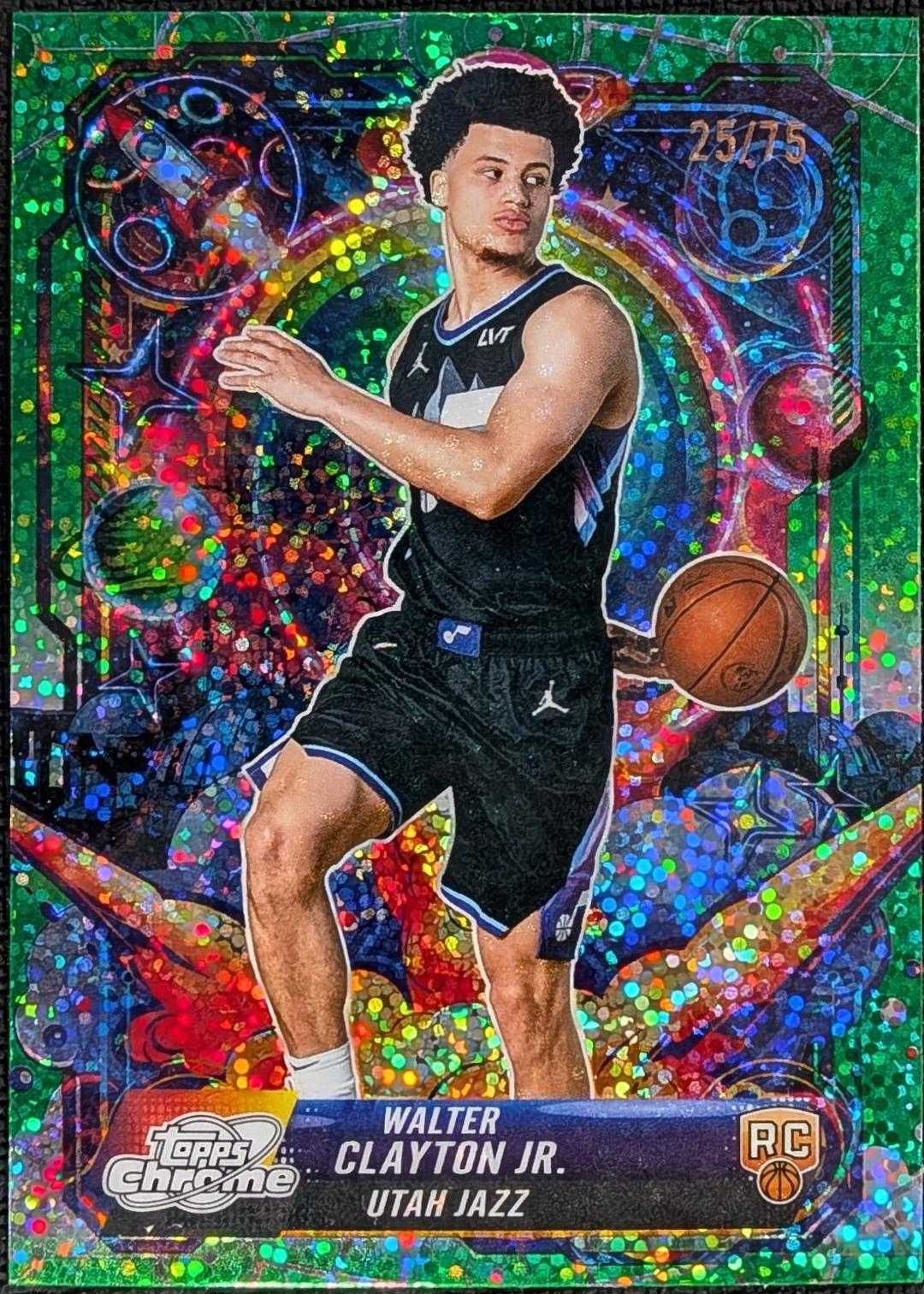 Walter Clayton Jr. [Green Space Dust Refractor] #PRP-24