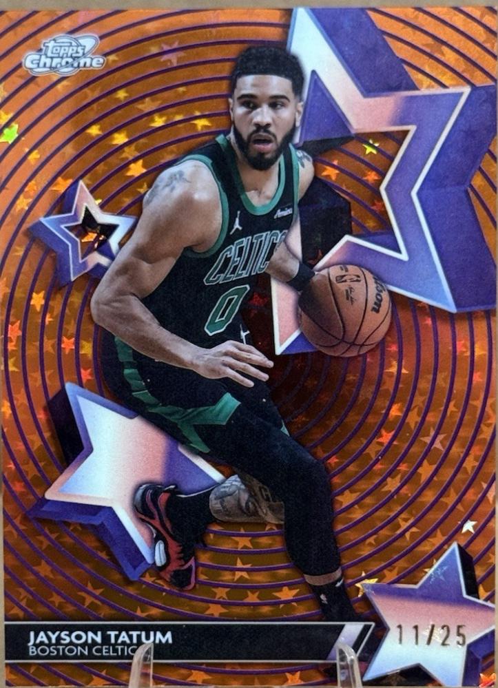 Jayson Tatum [Orange Galactic] #SF-10