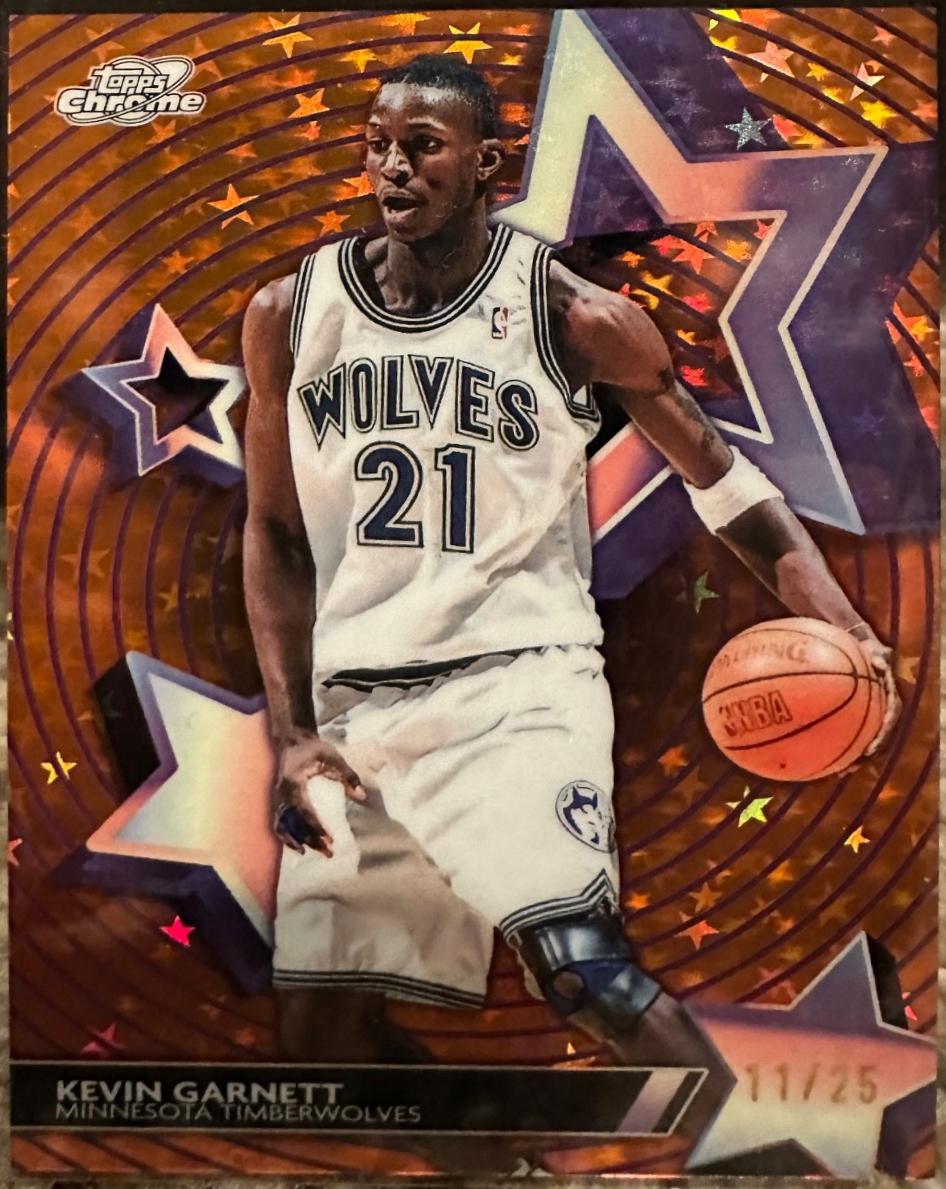 Kevin Garnett [Orange Galactic] #SF-46