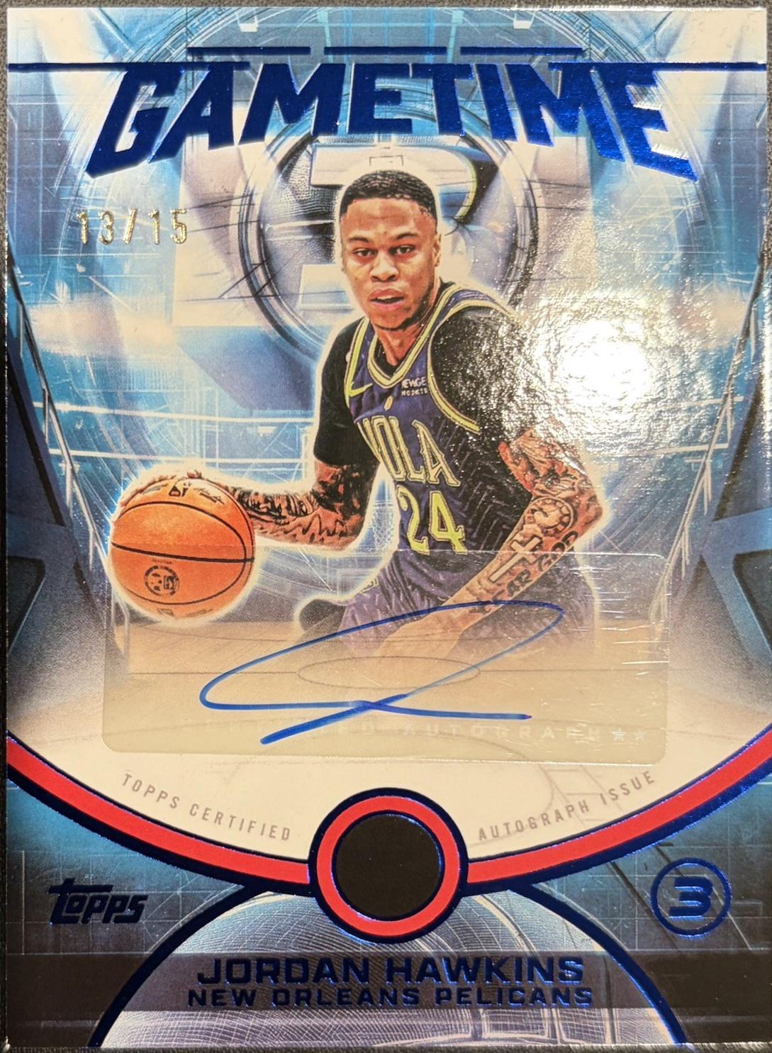 Jordan Hawkins [Blue] #GT-JH
