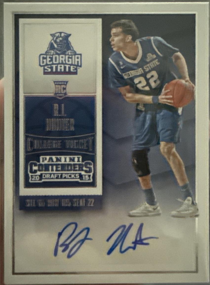 R. J. Hunter [Autograph Playoff Ticket] #135