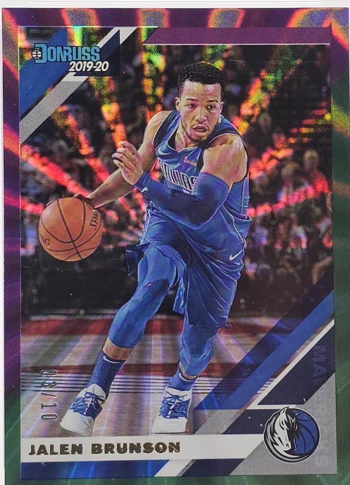 Jalen Brunson [Holo Purple and Green Laser] #45