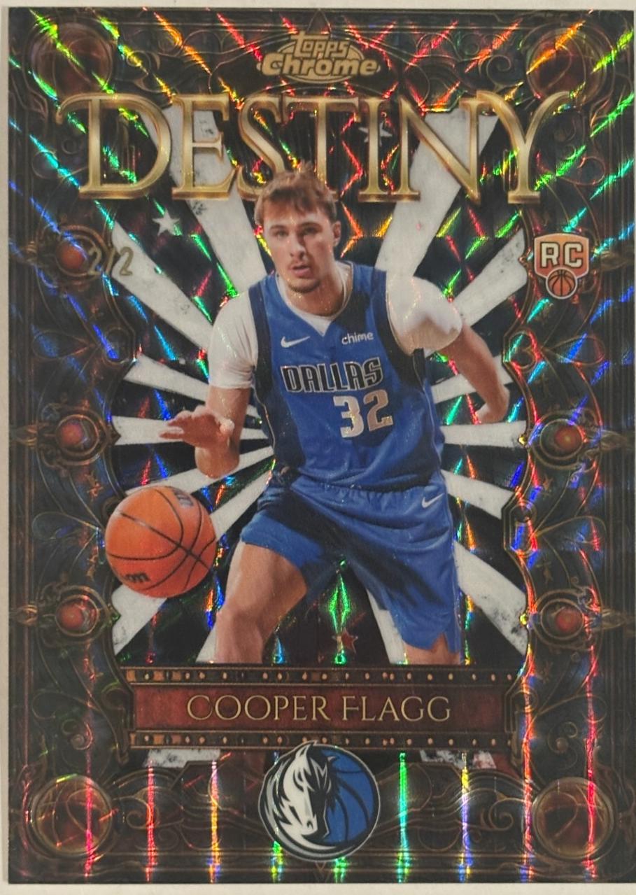 Cooper Flagg [Refractor White Geometric] #D-1