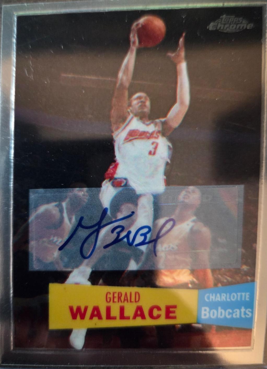 Gerald Wallace [1957 Autograph] #60