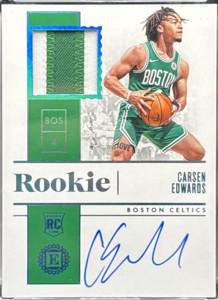 Carsen Edwards [Jersey Autograph Platinum] #204