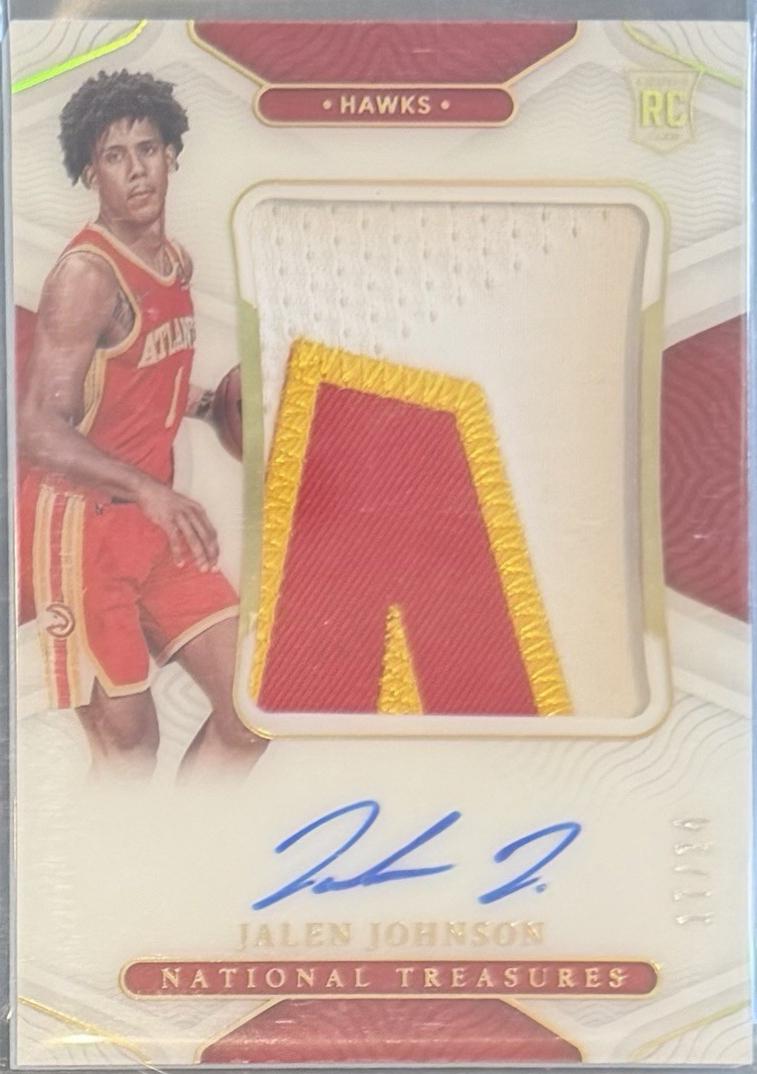 Jalen Johnson [Patch Autograph Gold FOTL] #139