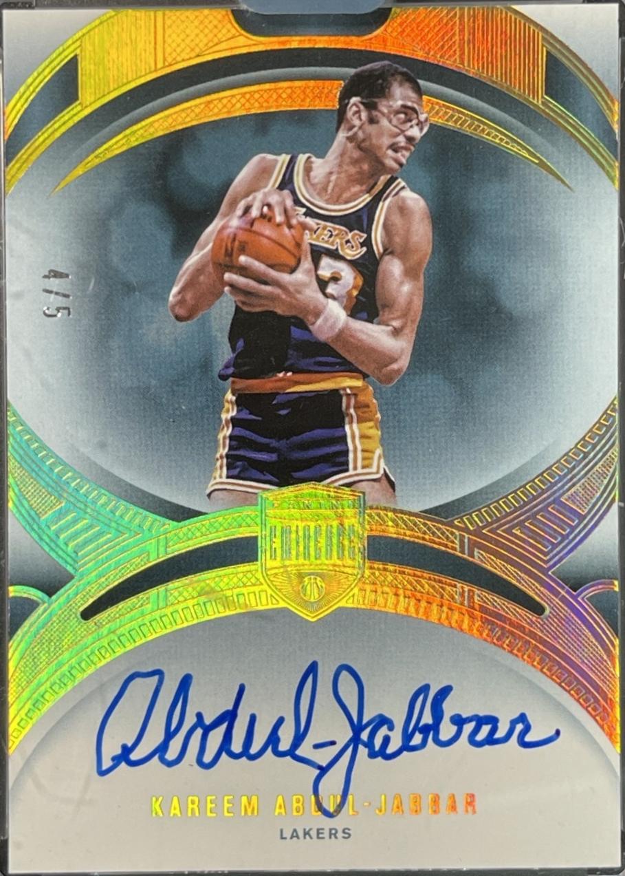 Kareem Abdul-Jabbar [Gold Autograph] #19