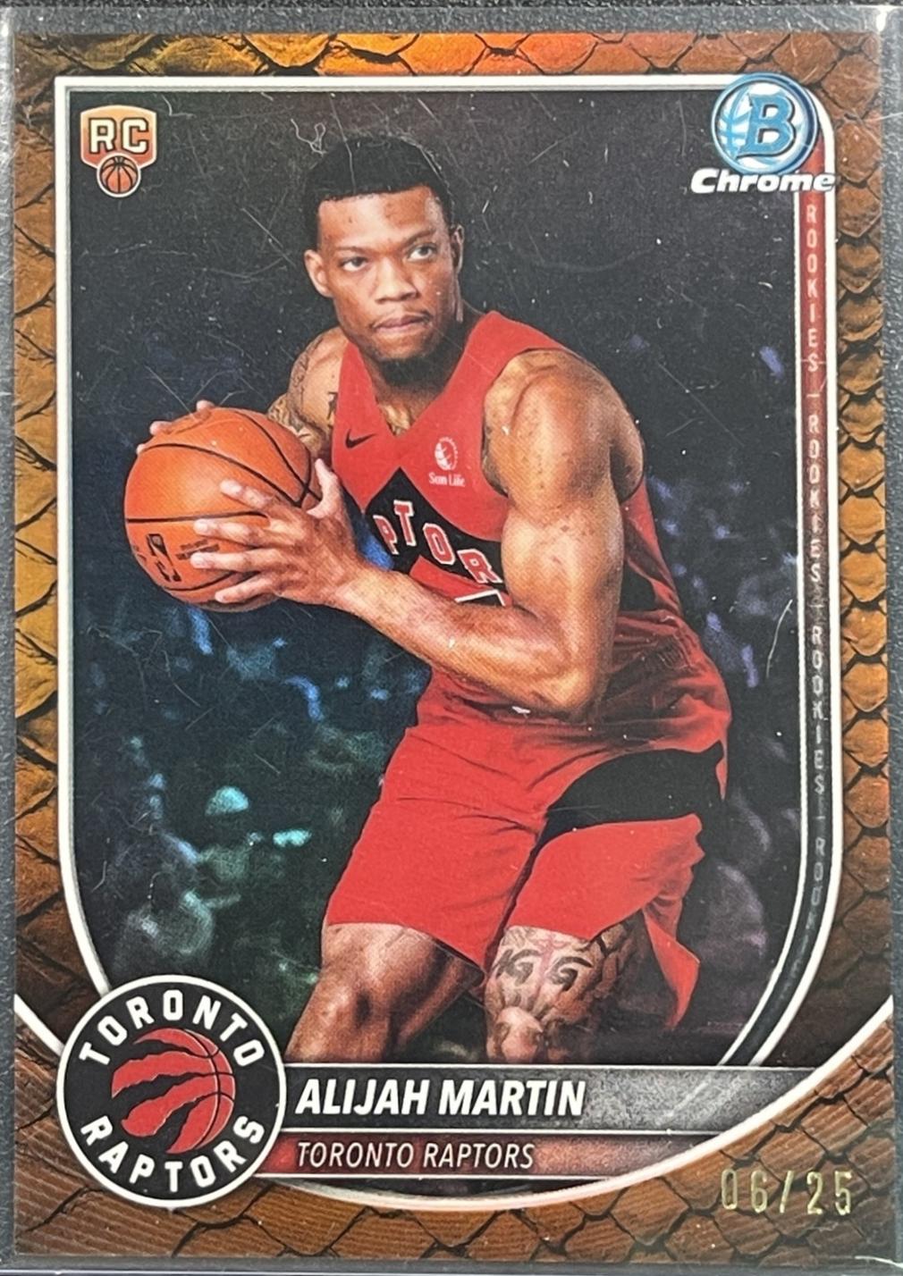 Alijah Martin [Reptilian Orange Refractor] #BCV-40