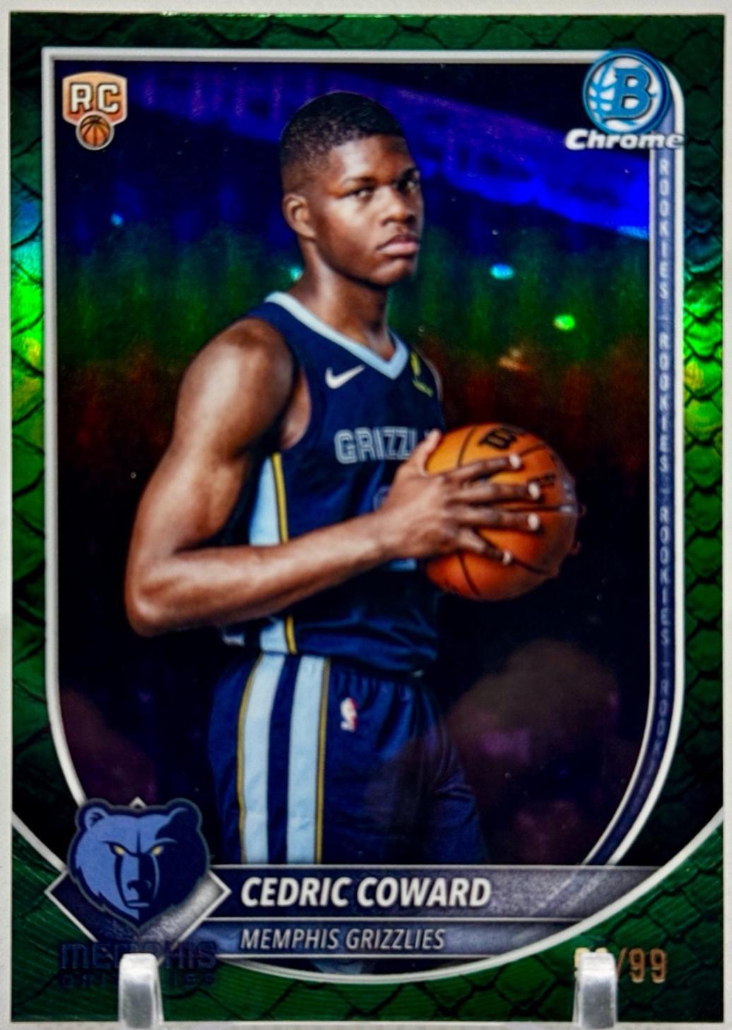 Cedric Coward [Reptilian Green Refractor] #BCV-11