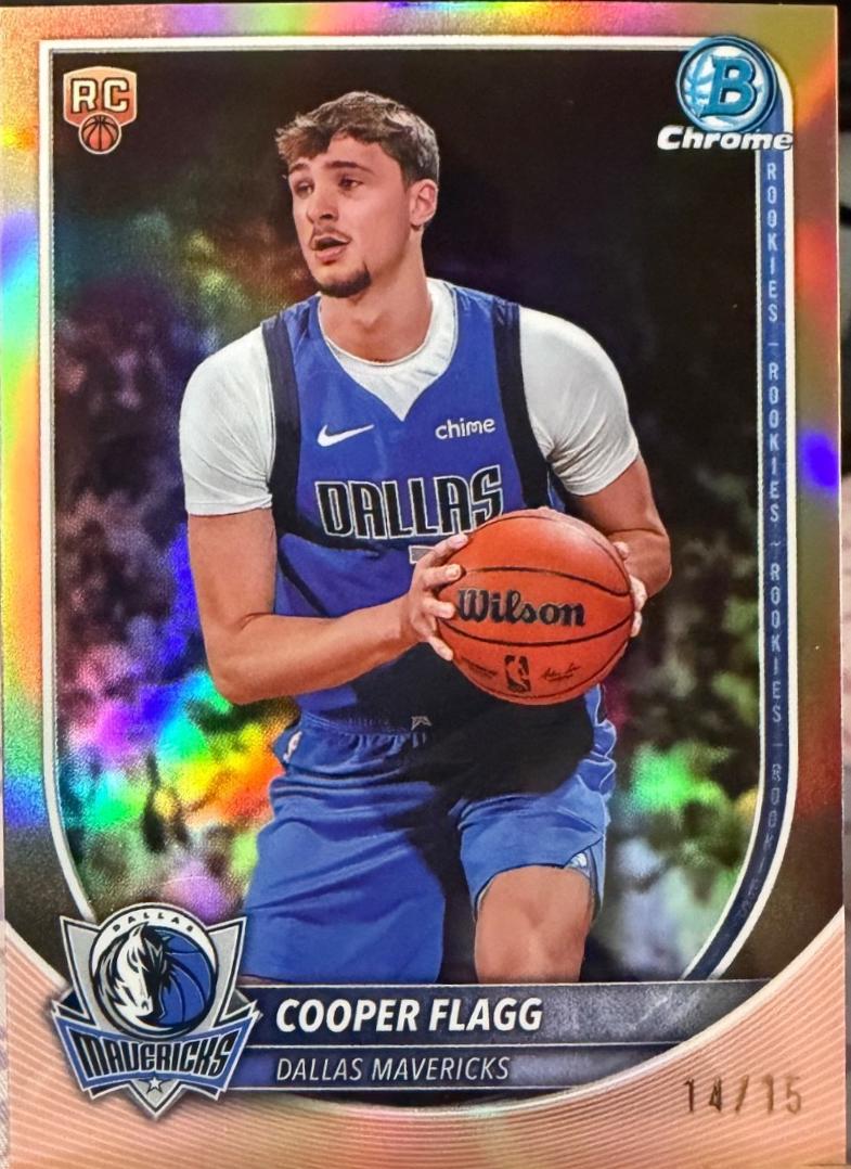 Cooper Flagg [Rose Gold Refractor] #BCV-1