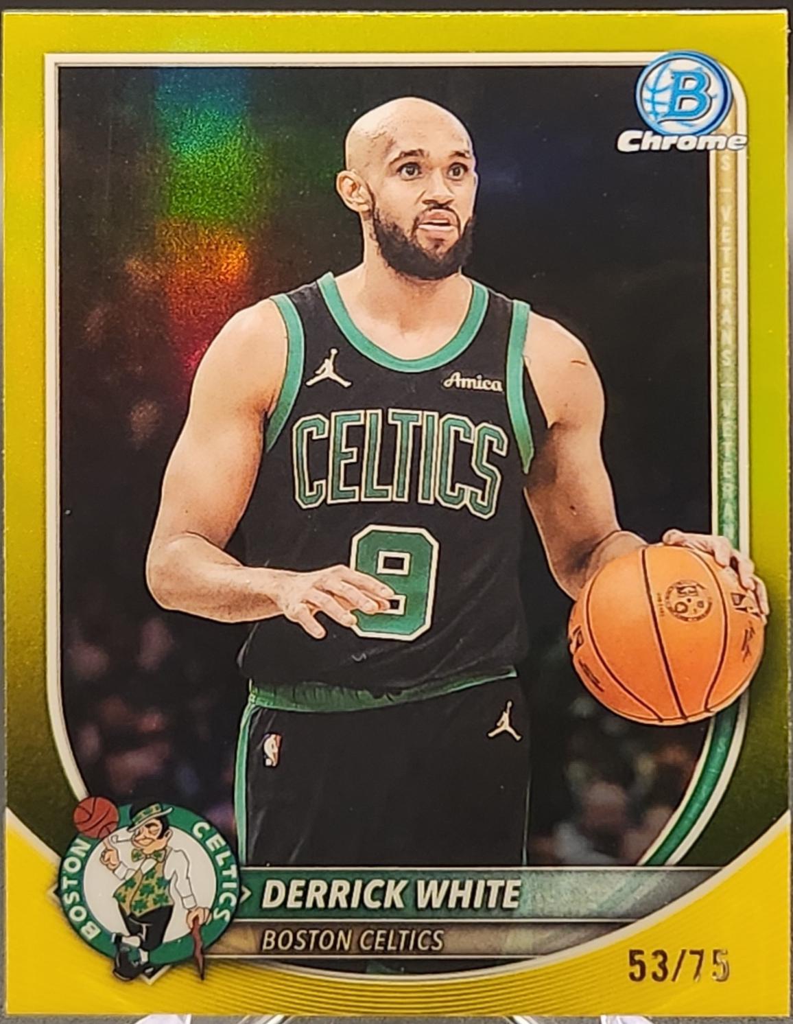 Derrick White [Yellow X-Fractor] #BCV-58