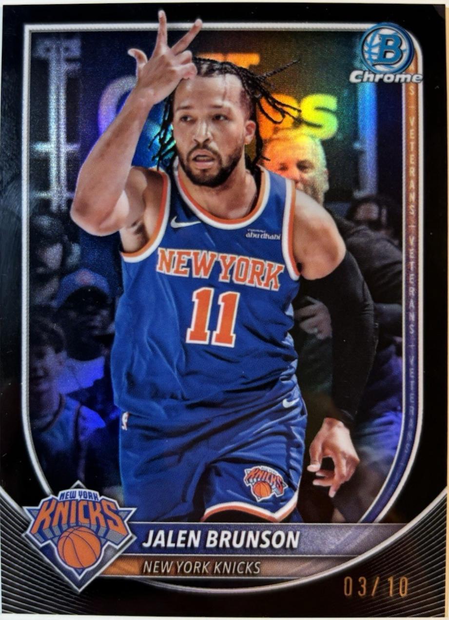 Jalen Brunson [Black Refractor] #BCV-62